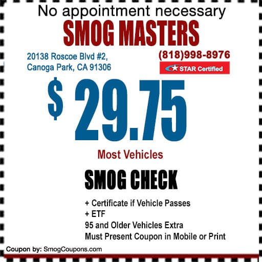 Canoga Park Smog Coupon