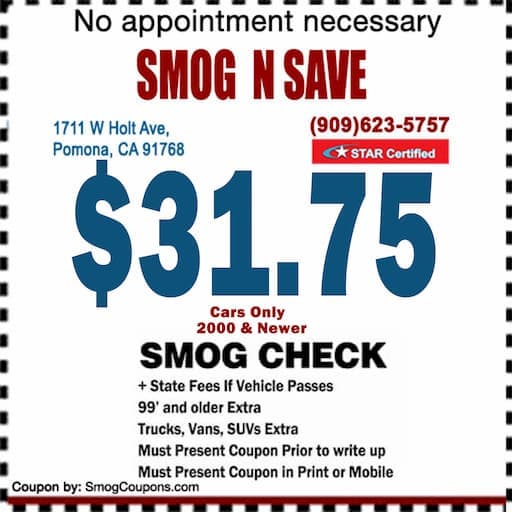 Pomona Smog Coupon