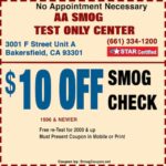 Smog Check Coupon Bakersfield