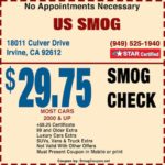 Smog Check Coupon Irvine