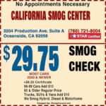 Smog Check Coupon Oceanside