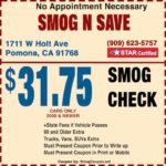 Smog Check Coupon Pomona