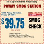 Smog Check Coupon Poway