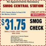 Smog Check Coupon San Marcos