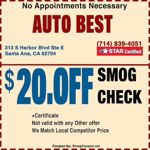 Smog Check Coupon Santa Ana