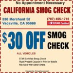 Smog Check Coupon Vacaville