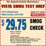 Smog Check Coupon West Covina