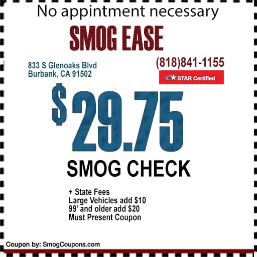 Smog Coupon Burbank